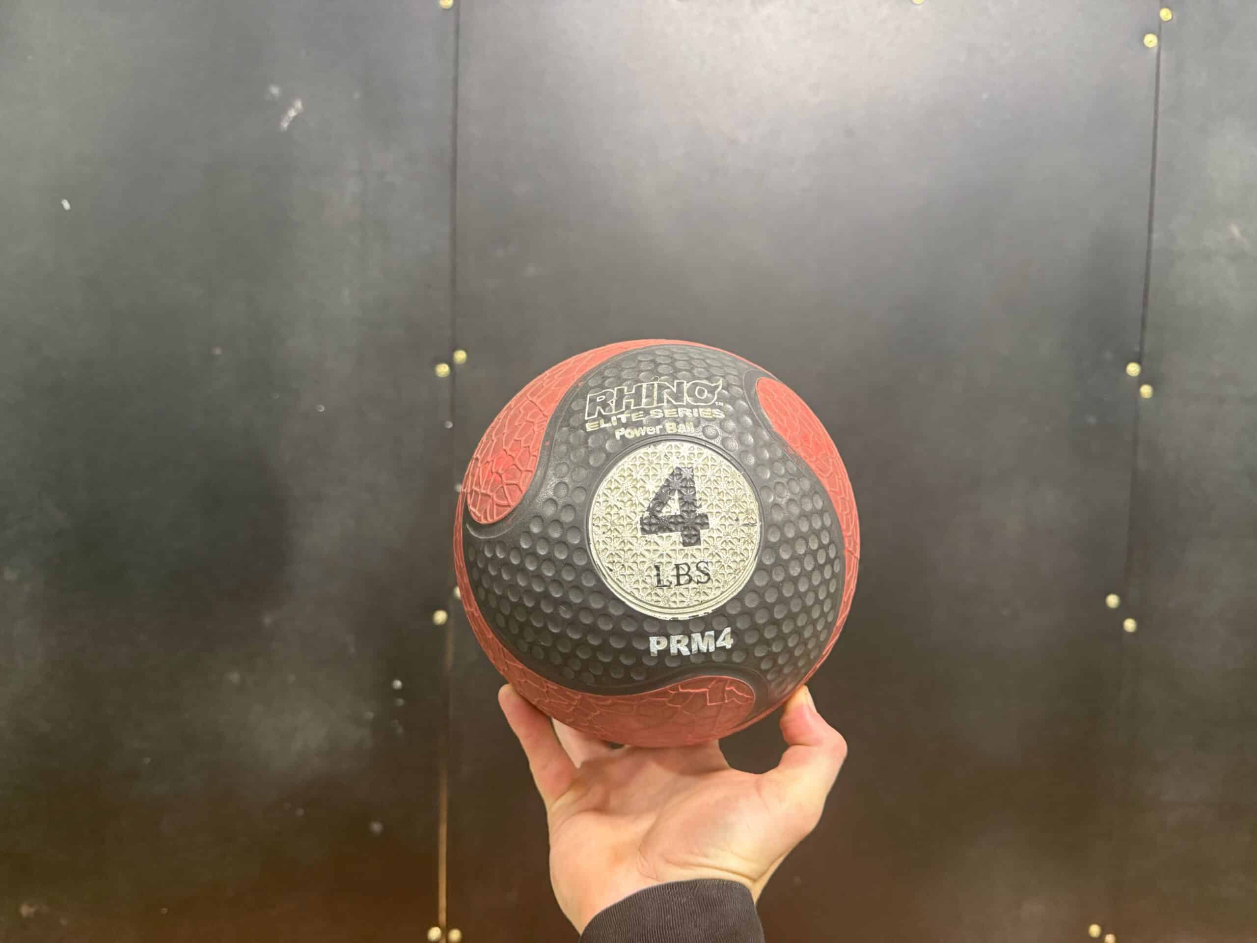 4-pound medicine ball